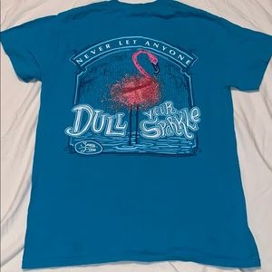 ✔️Adult small Sassy Frass flamingo T-shirt